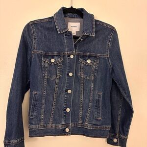 Old Navy Women's Dark Blue Jean Jacket